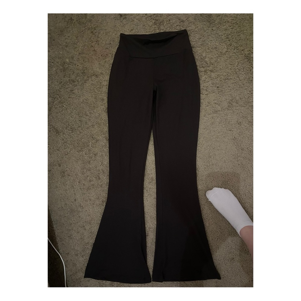 Brown Flared leggings